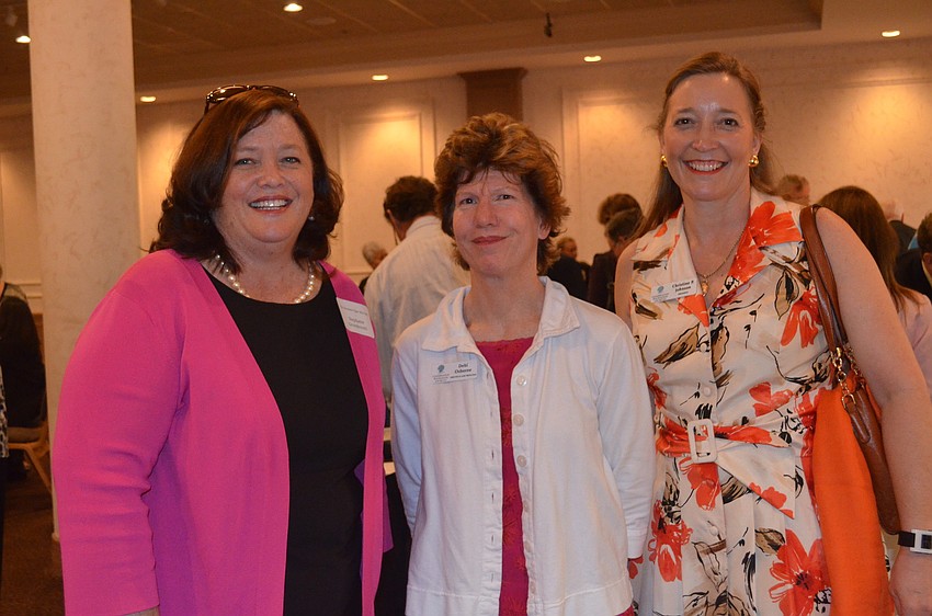 Stephanie Grosskreutz, Debi Osborne and President of the Conservation Foundation Christine Johnson