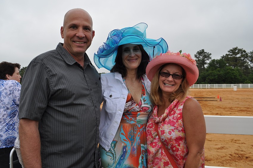 Jim Hay, Michelle Mayo and Cheryl Nagle represent event sponsor Tropicana.
