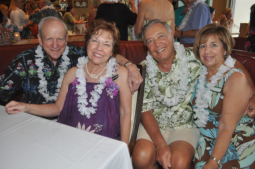 Peter and Nancy van Roekens with Gave and Bettina Rosica