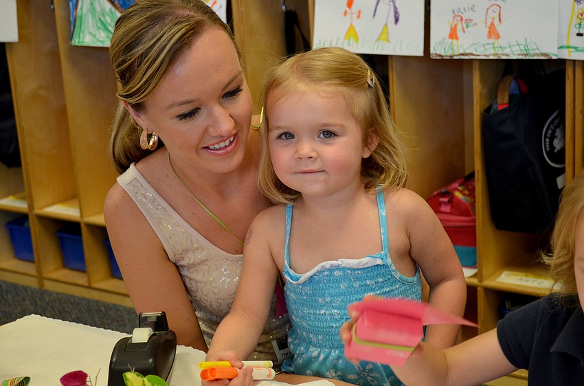 Monique with her daughter, Isla