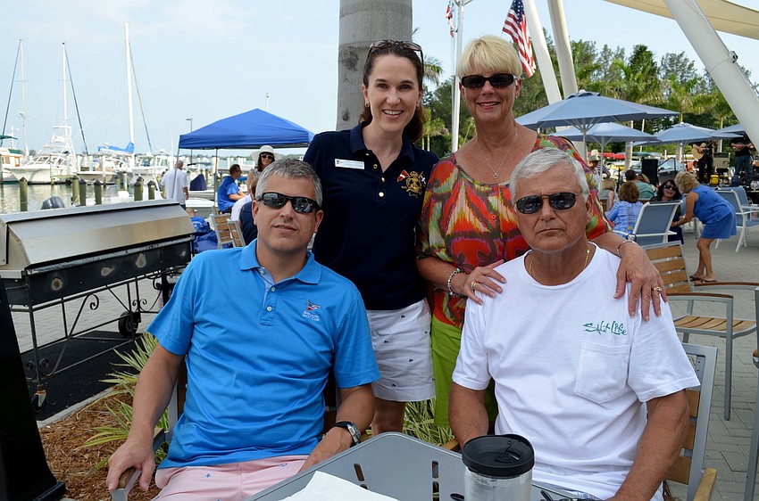Lee Goodman, Courtney Goodman and Fred and Becky Goodman