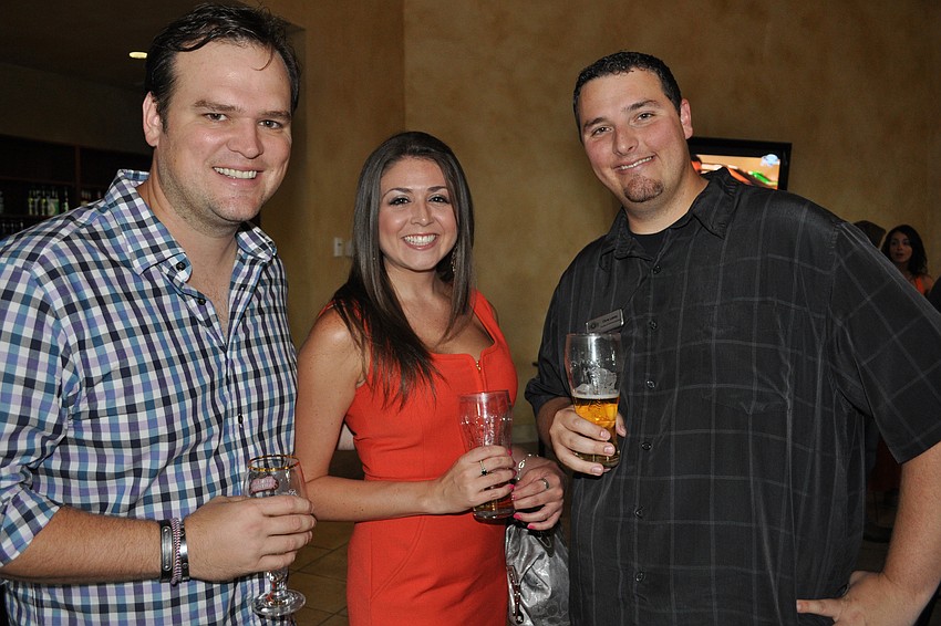 Jason Chachula, of Young Professionals Group, with Amanda Pasik, of Glide Interactive, and Chris Laney, of Digital Frontier Media
