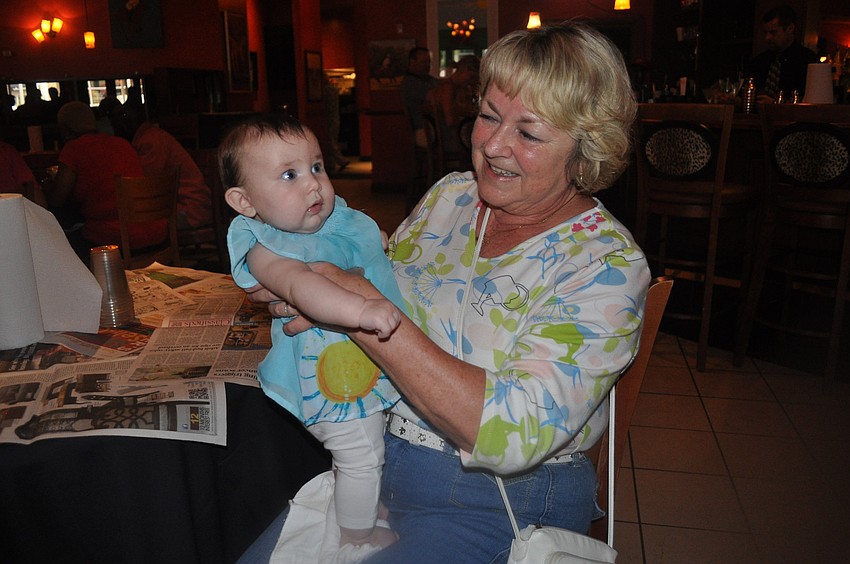 Caitlyn Tamisiea danced with her great aunt, Patti Oâ€™Driscoll.
