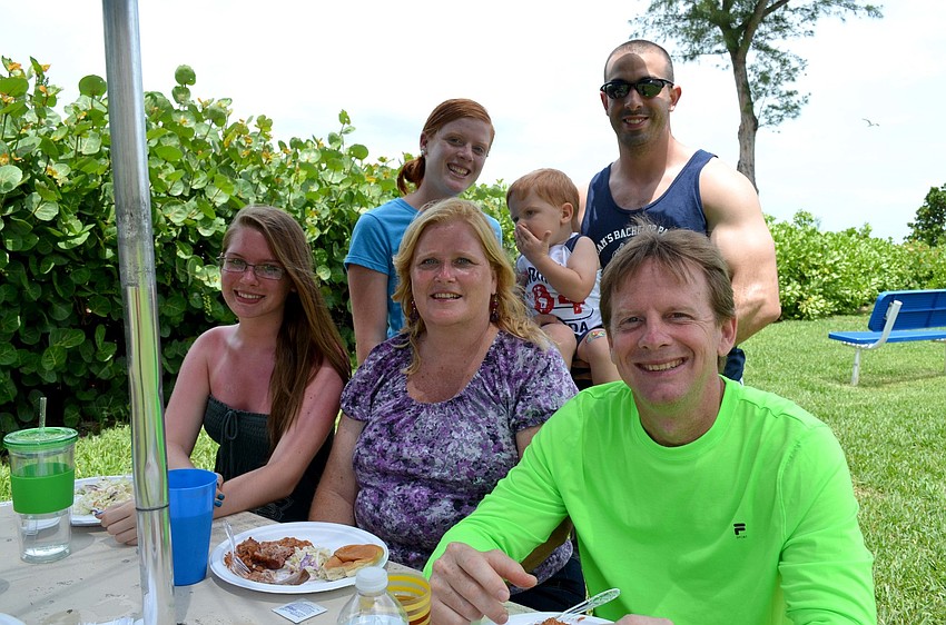 Audrey Wheeler, Teresa and Paul Wheeler, Laura Wheeler, Luke Aumendo and Joe Aumendo