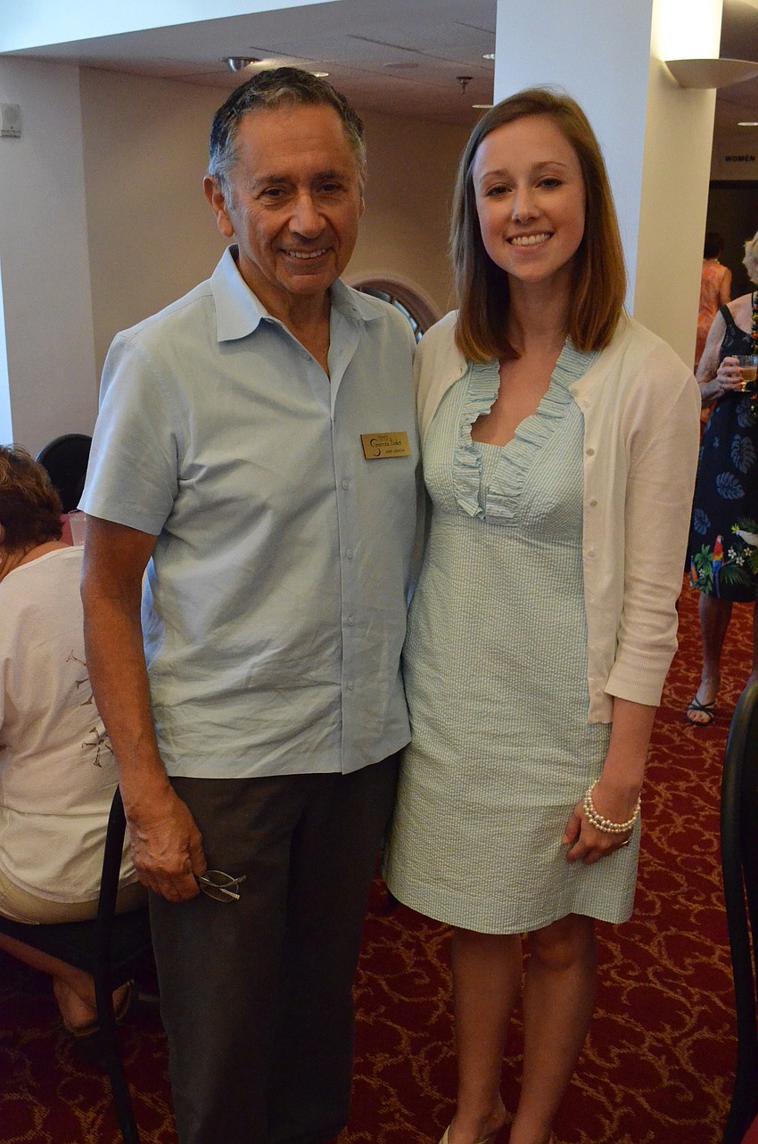 Jerry Genova President of Friends of Sarasota Ballet and Fallon Niesen Sarasota Ballet school administrator