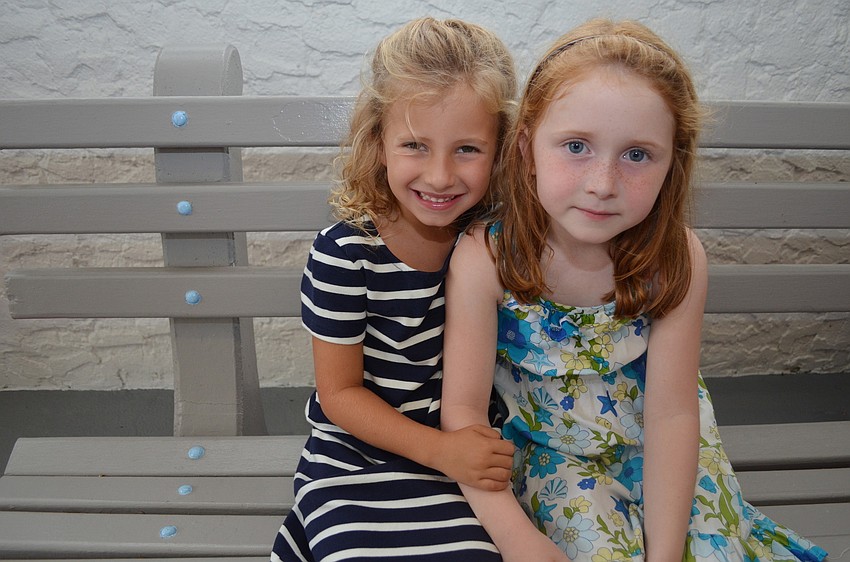 Best friends Olivia Creatoro and Gabrielle DeLeo are excited about starting kindergarten this year.