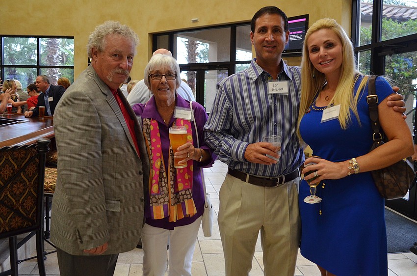 Leonard and Trudee Trudell with Ian and Melissa Howard