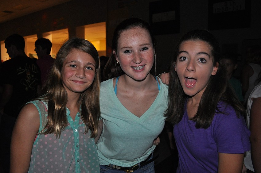 Schae Mays, Hannah Keith and Haylee Miller