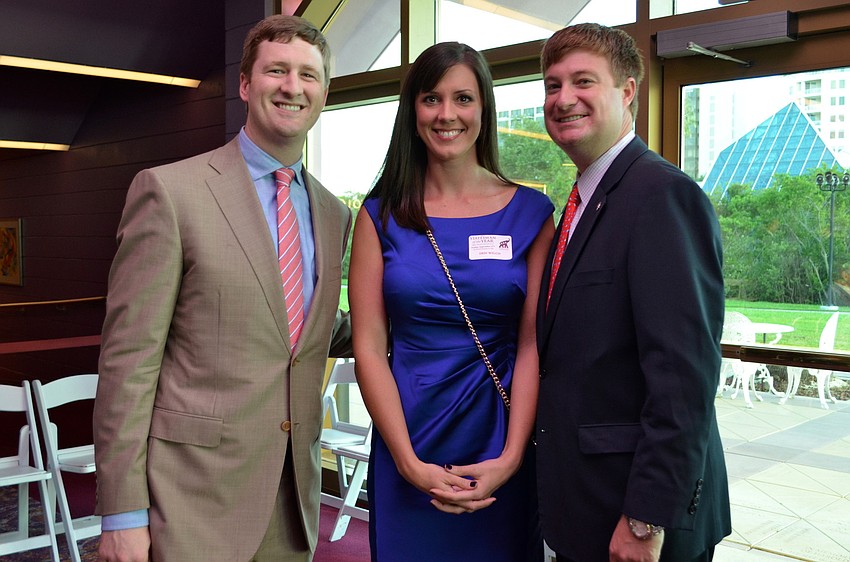 Justin Hollis with Erin and Casey Welch