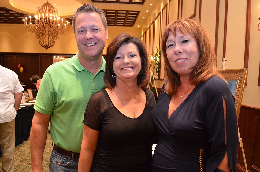 Barry and Sherry Grooms with Janet Wickman