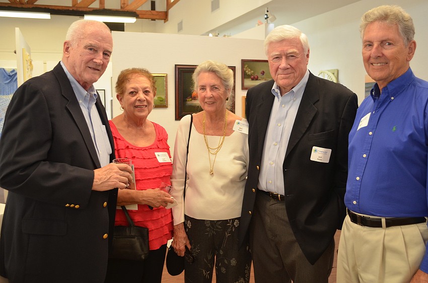Sam and Carol Gibbon with Mary and Jack Nolan and Ron Johnson