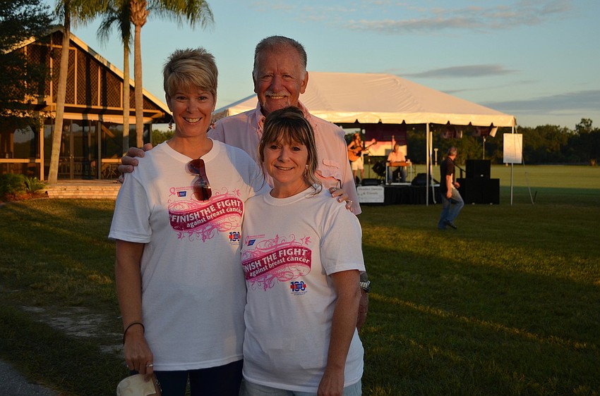 Linda and Bill Conti with Tina Sadler
