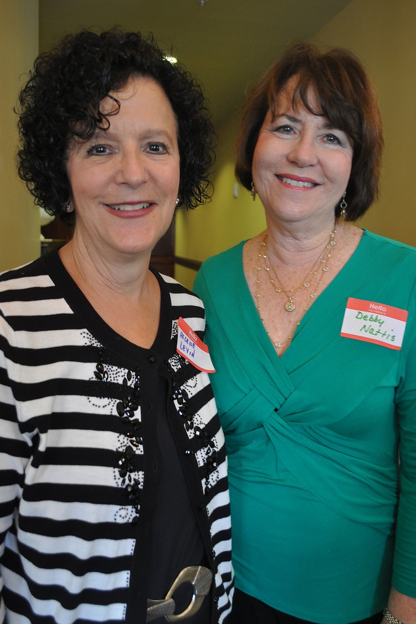 Helene Levin with Debby Nattis