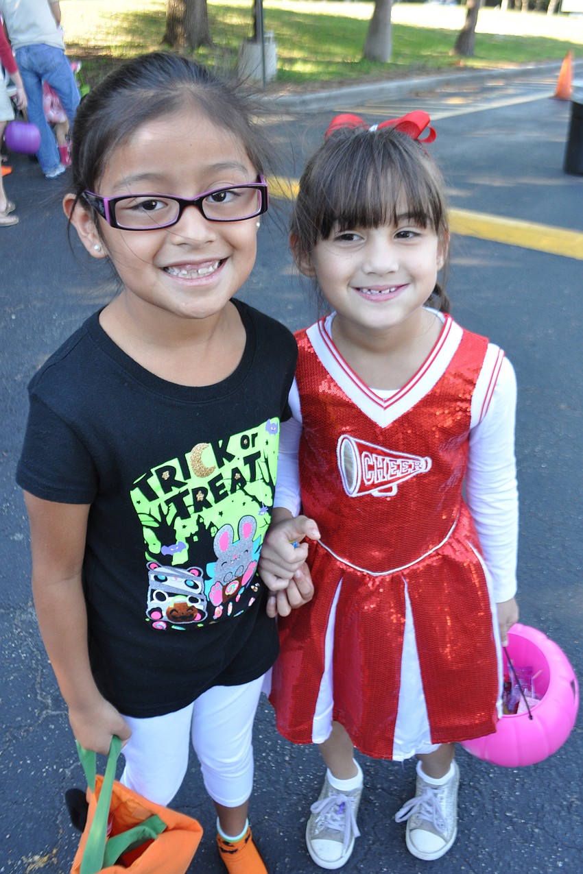 Izabella Detoma and Alyssa Youssef are in first grade at Braden River Elementary School.