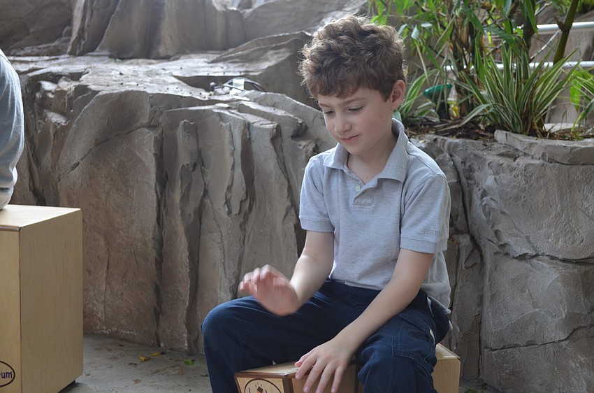 Soren Collins makes music