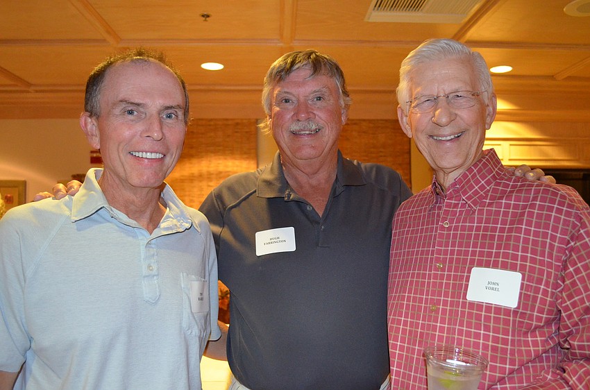 Tom Blakely, Hugh Farrington and John Vorel