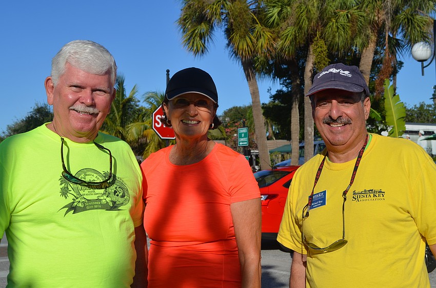 Norma and Tommy Vaughan-Birch with Michael Shay