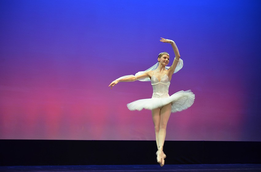 Rachel DeHart performs a variation from La Bayadere