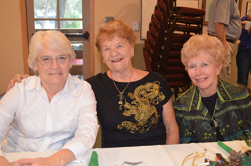 Sharon Taylor, Marilyn Lundquist and Janet Wick