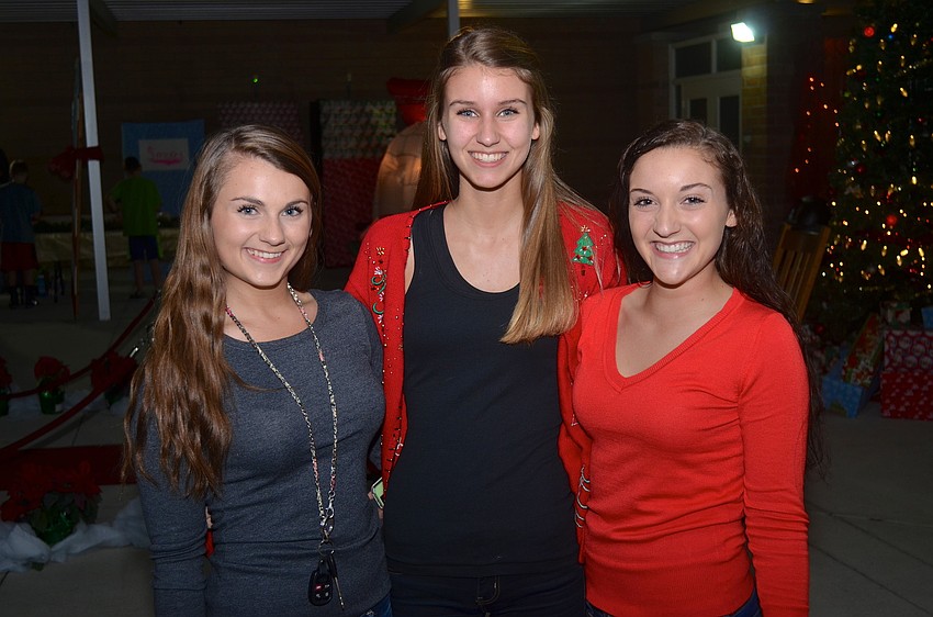 Seventeen-year-olds Mackenzie Straley, Carly Keller and Rachel Arcuri spend time with friends.
