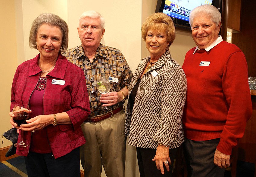 Murial and Guy Boyle with Elaine Coulter and Richard Fountain