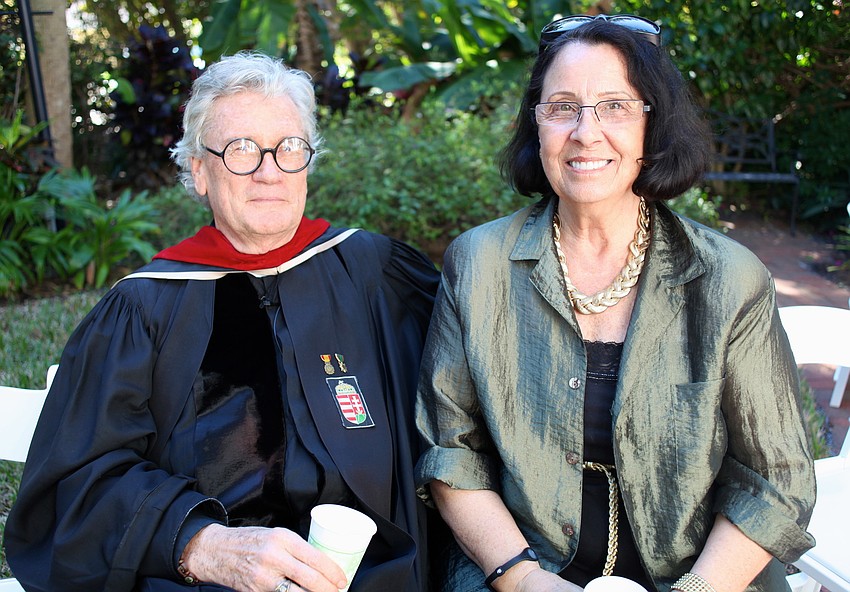 The Rev. Vincent Carroll with his wife, Molly