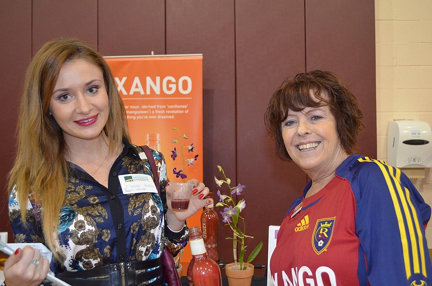 Olessia Rabin tries Xango with Alexis Brown.