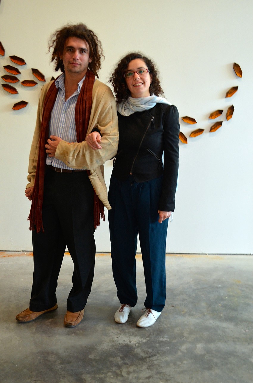 Nelson Ledezma with featured artist Irene Garibay Sanchez