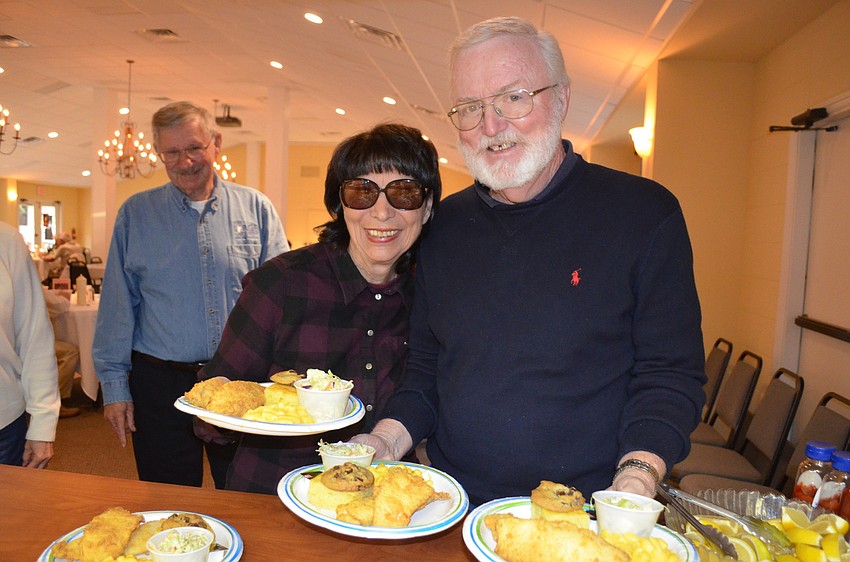 Dianna and Robert Fitzmaurice are looking forward to the next Fish Fry Friday in February.