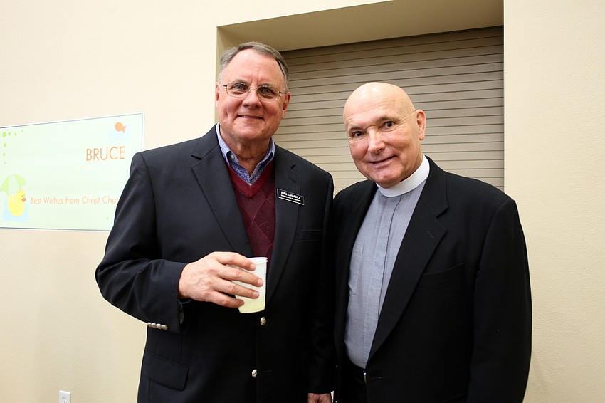 Bill Gambill and the Rev. Donald Buck