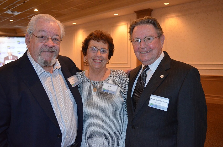 Jack Steenbarger with Rona and Rabbi Howard Simon