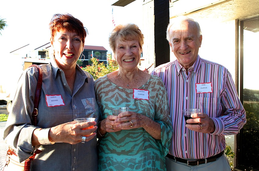 Sandy Endres with Dorothy and Dick Clifton