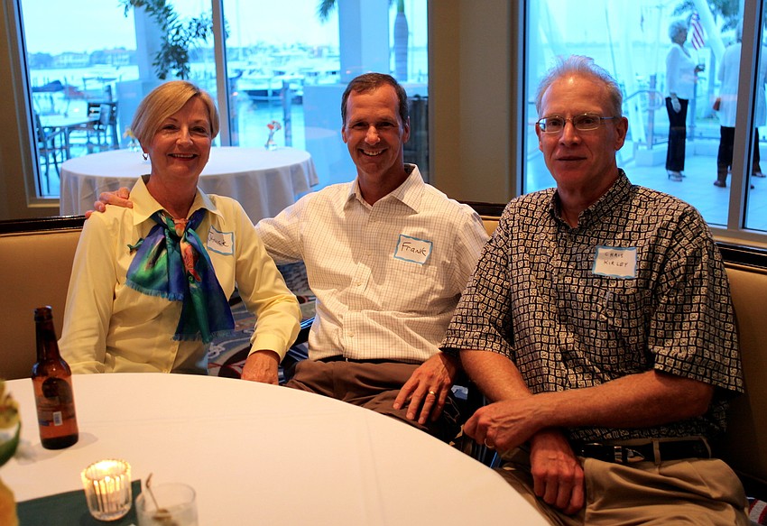 Janice and Frank Cook with Chris Kirley