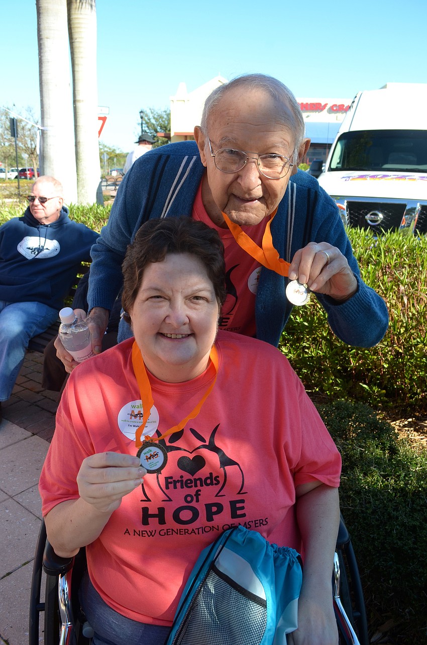 Father-daughter team â€” Connie Jones and Bob Welborn.