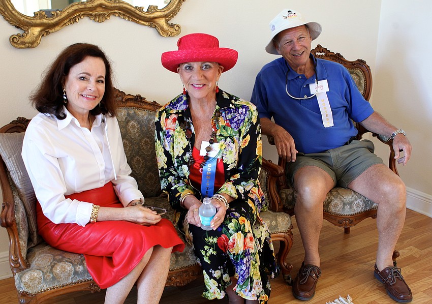 Nancy Seder, Lillian Sands and Gary Steinman