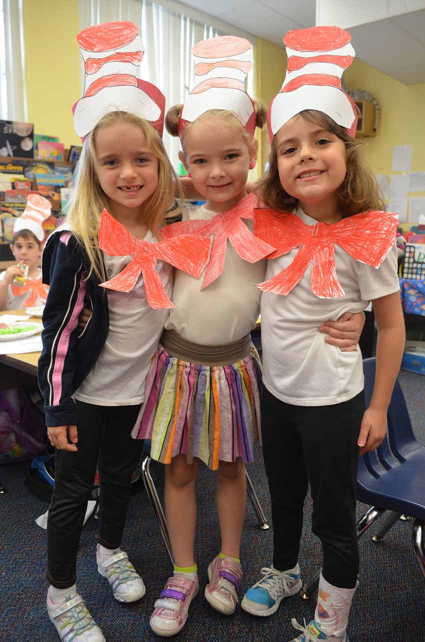 Liana Schlabach, Mylee Haarer and Amaiya Dewolf