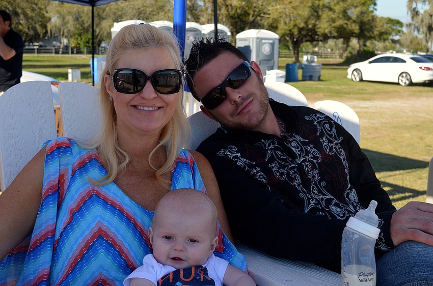 Michelle Lineberger, Jamison Patrick and Cartier Patrick, 6 months.