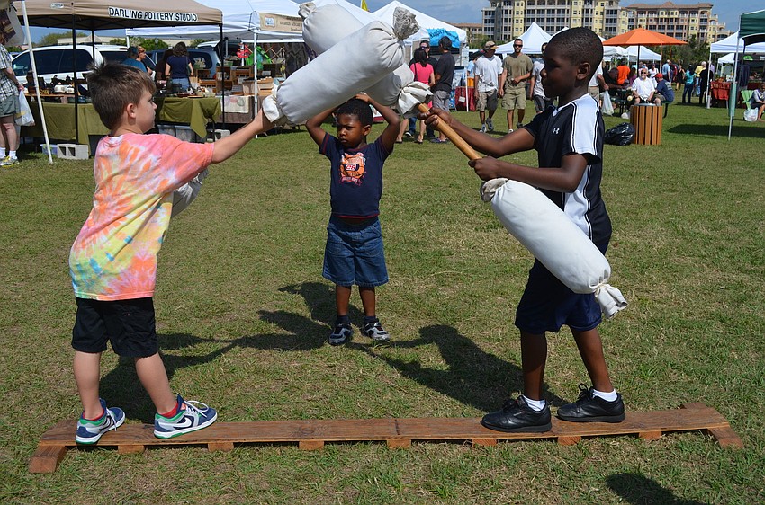 Max Hunter and Alex Owens battle.