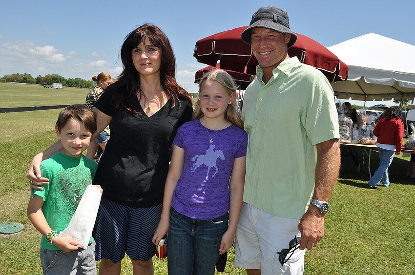 Aydin, Melissa, Alara and Murad Ureksoy spend time together.