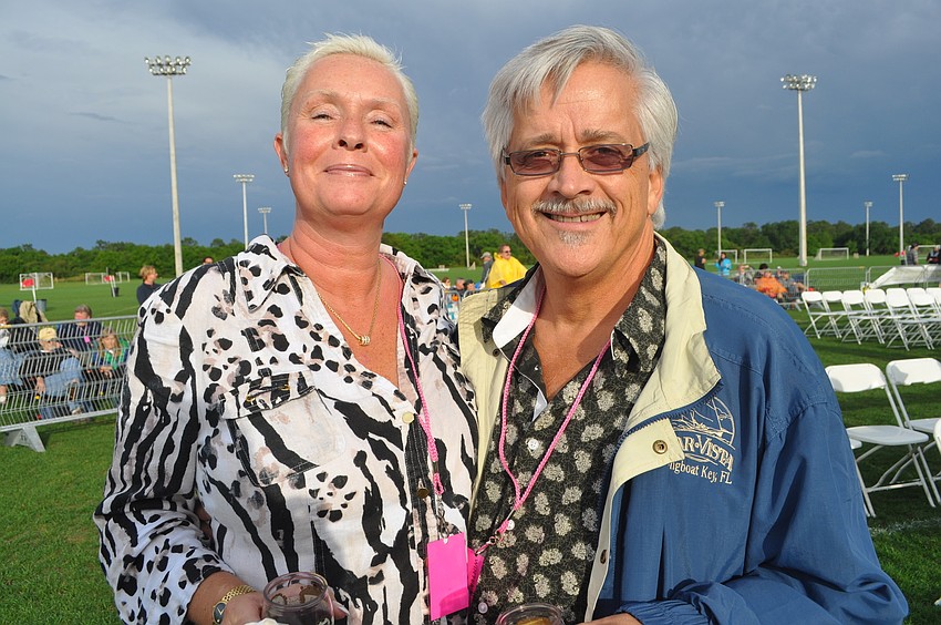 Sarasota residents Desiree and Ted Brown looked forward to seeing Gary Sinise perform as Lt. Dan Band.