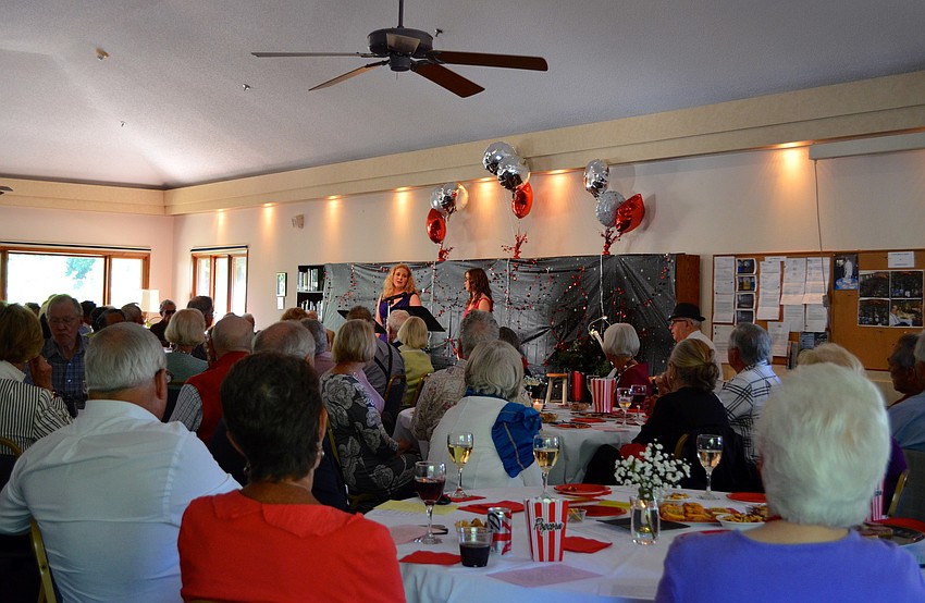 Cami Wyatt and Michelle Grantham entertained a full house at All Angels.