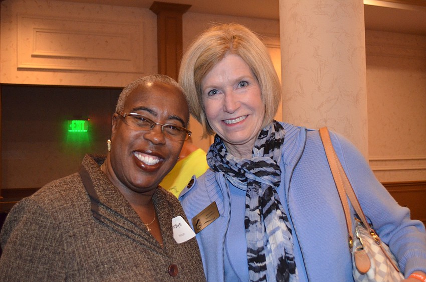 County Commissioner Carolyn Mason and Kitty Cranor