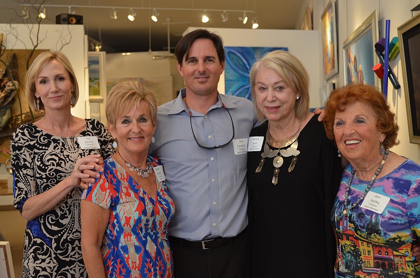 Board Member Lisa Morris with Compeer Founder Bunny Skirboll and Paul Tarantino, Norma Savin and Ann Hartka