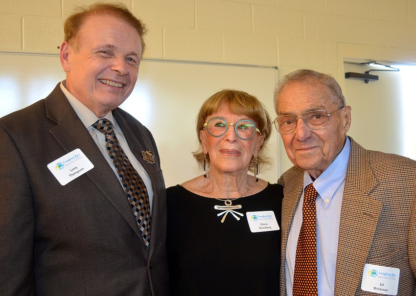 Larry Thompson, Gloria Weissberg and Ed Brickman