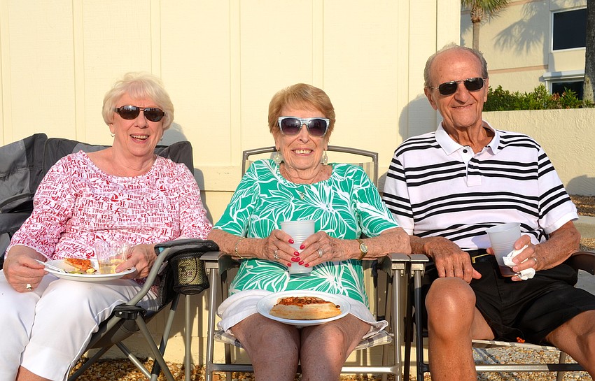 Jean Wassmansdorf with Donna and Ed Hodan