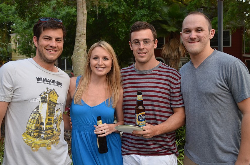 Brian McInnis, Heather and Kevin Mercier and Travis Marcotte