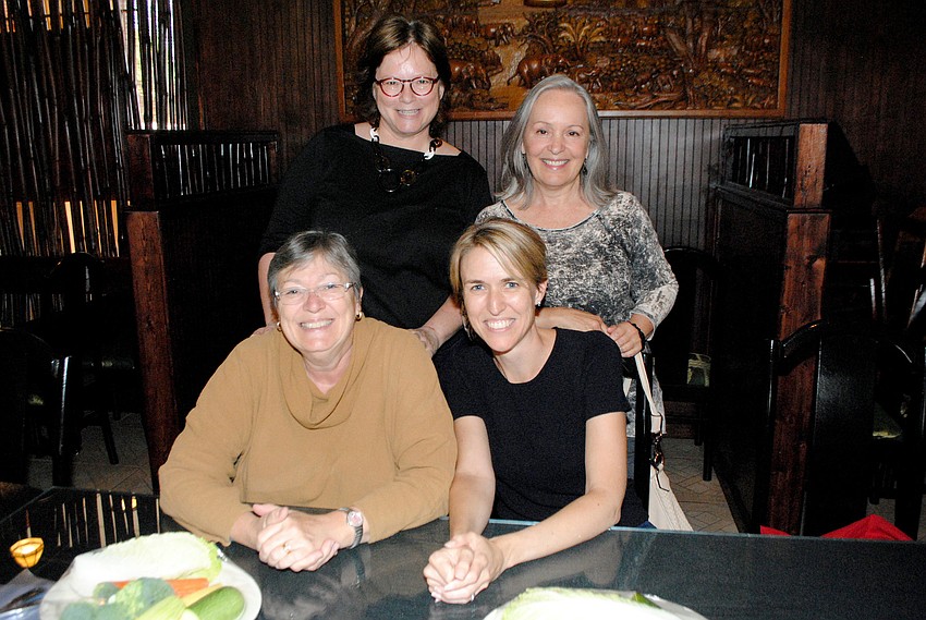 Top row: Amanda Stiff and Alexis Upham. Bottom row: Peggy Roberts and Gray Videnka