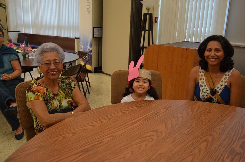 Berta Mendoza, Camila Lopez and Carolina Merlos