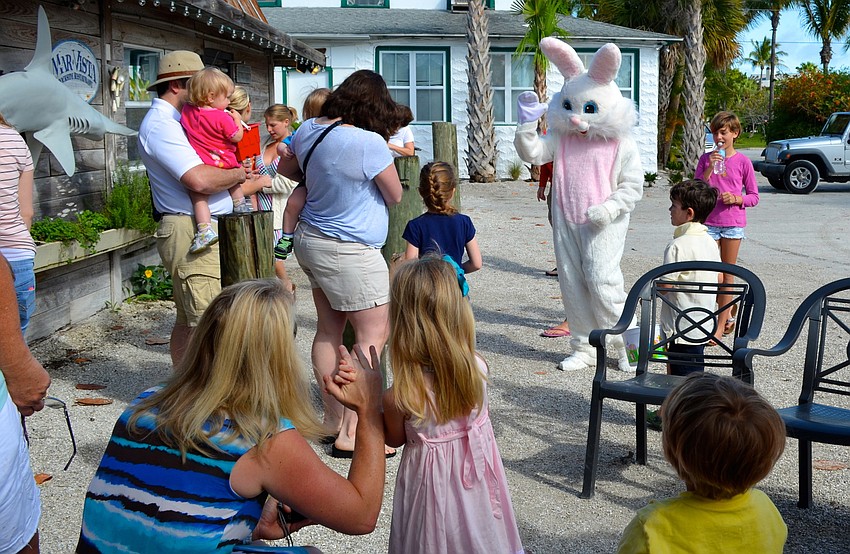 The Easter bunny made an appearance.