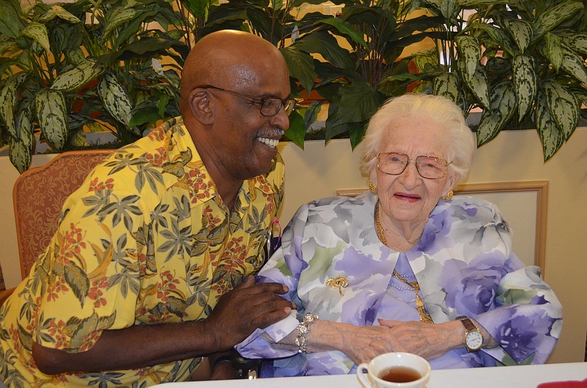 Lloyd Stith with Pauline Carr